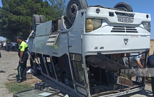 Bakı-Sumqayıt yolunda 2 avtobus toqquşdu - Ölən və yaralananlar var - Yenilənir