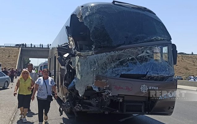 Sumqayıt yolundakı qəzada yaralananların vəziyyəti açıqlandı