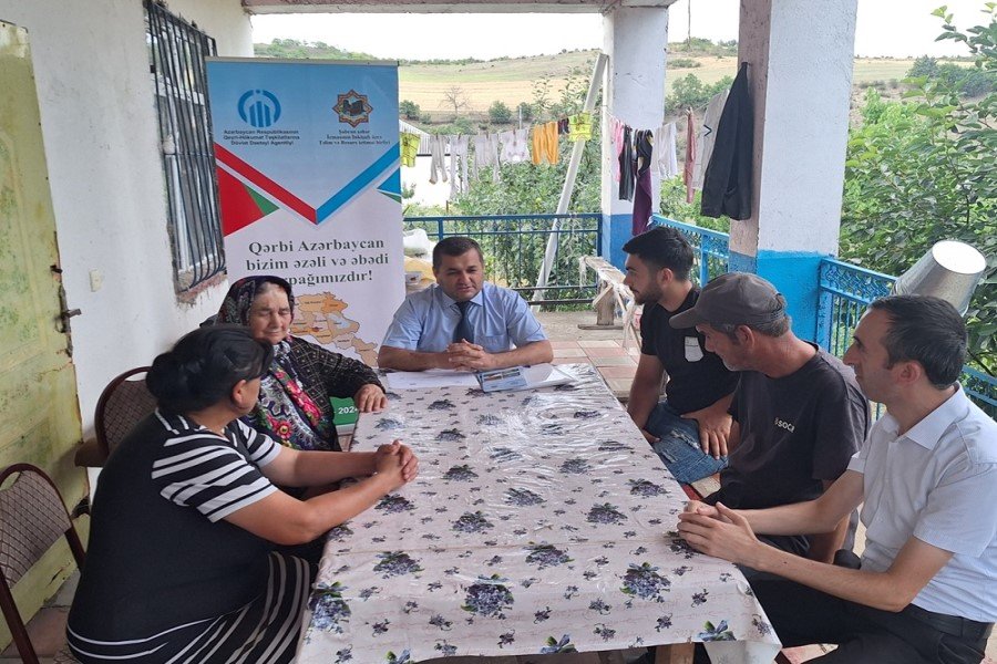 Layihənin icrası Şabran rayonunda davam etdirilib - FOTOLAR