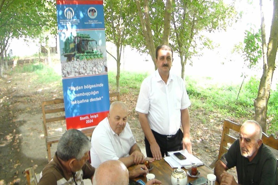 "Muğan bölgəsində pambıqçılığın inkişafına dəstək" layihəsi çərçivəsində maarifləndirmə seminarları keçirildi - FOTOLAR