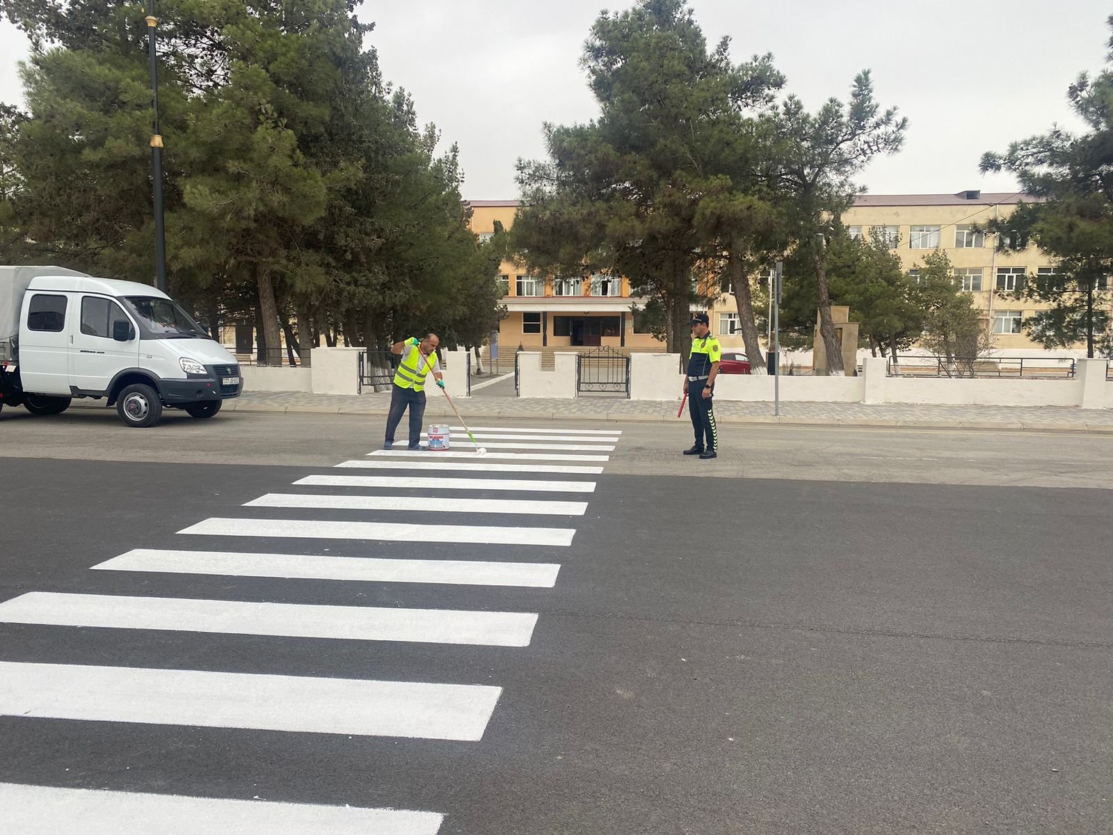 Neftçala polisi yeni dərs ili ilə əlaqədər tədbirlər həyata keçirir