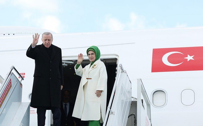 Ərdoğan TDT-nin Zirvə toplantısında iştirak üçün Qırğızıstana yola düşüb