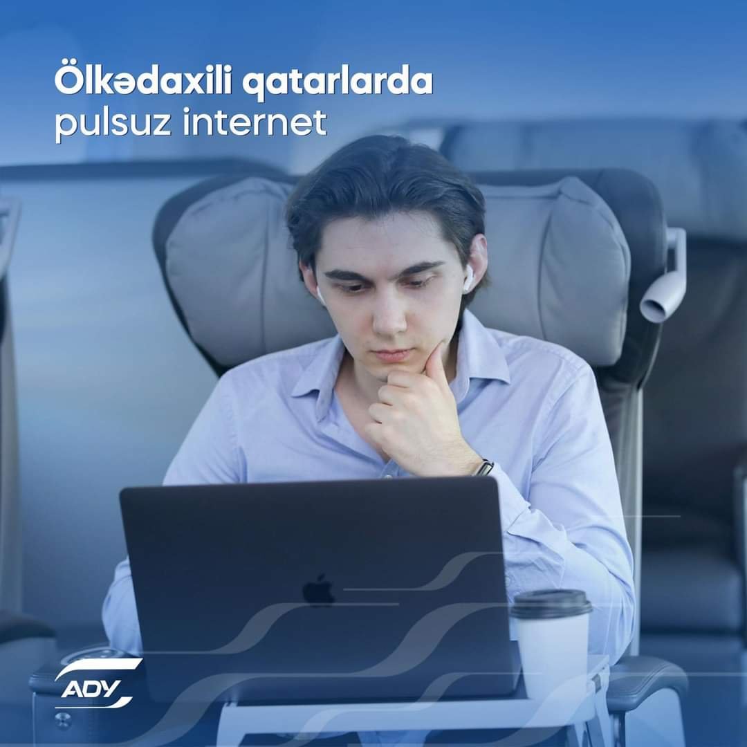 Ölkədaxili bütün “Stadler” qatarlarında internet!