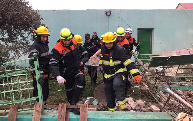 Novxanıda partlayış olub, yaralananlar var