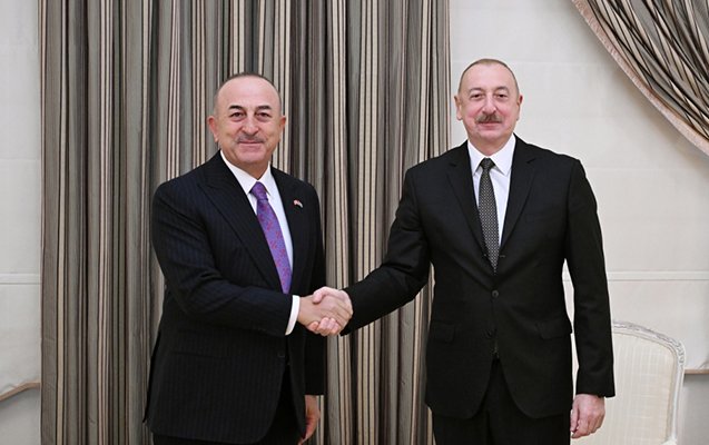 Prezident Mövlud Çavuşoğlunu qəbul etdi - Foto 