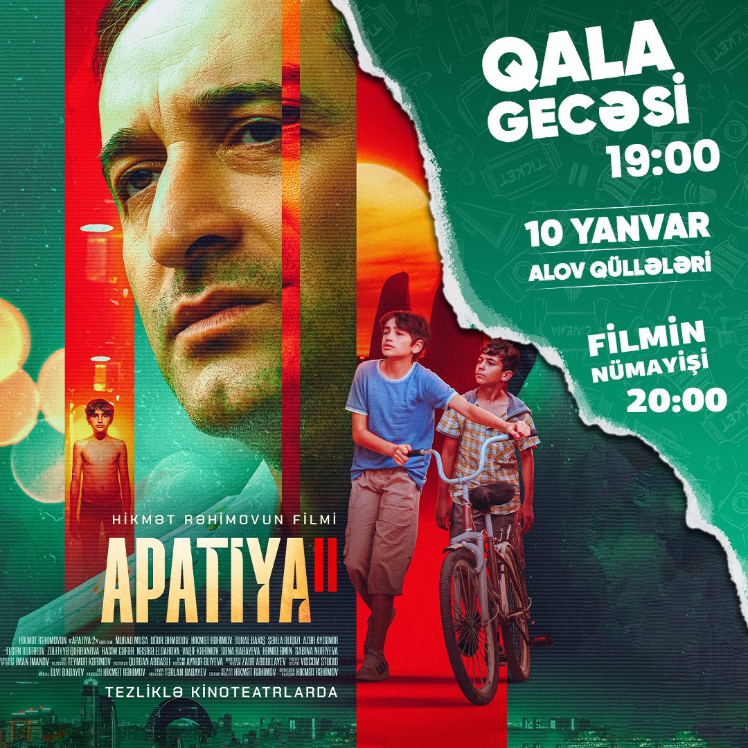 "Apatiya 2" filminin möhtəşəm Qala Gecəsi keçiriləcək