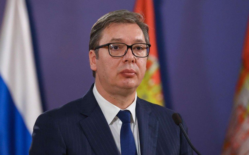 Serbiya Prezidenti Rusiyaya səfərə yola düşüb