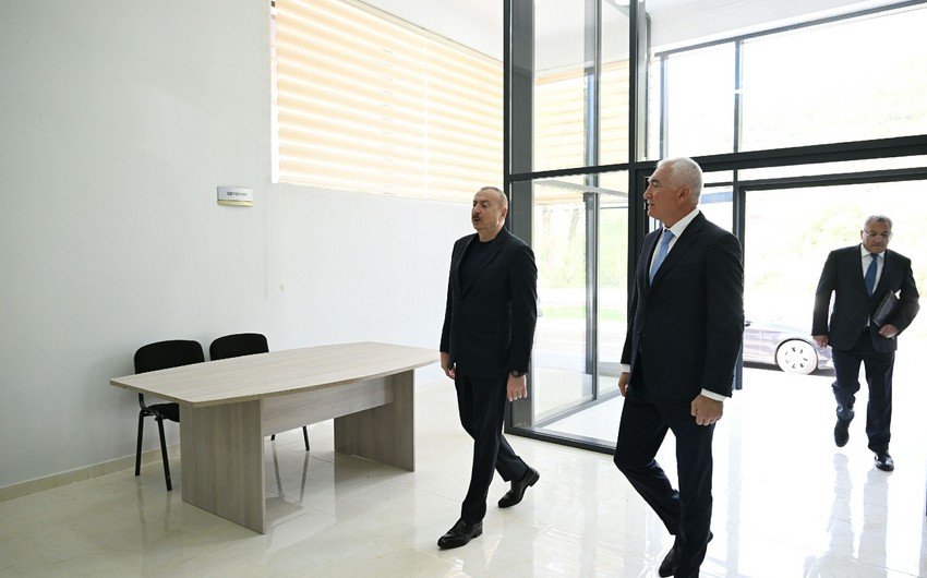 Prezident İlham Əliyev Laçın rayonunun Bəylik kəndinin açılışında iştirak edib