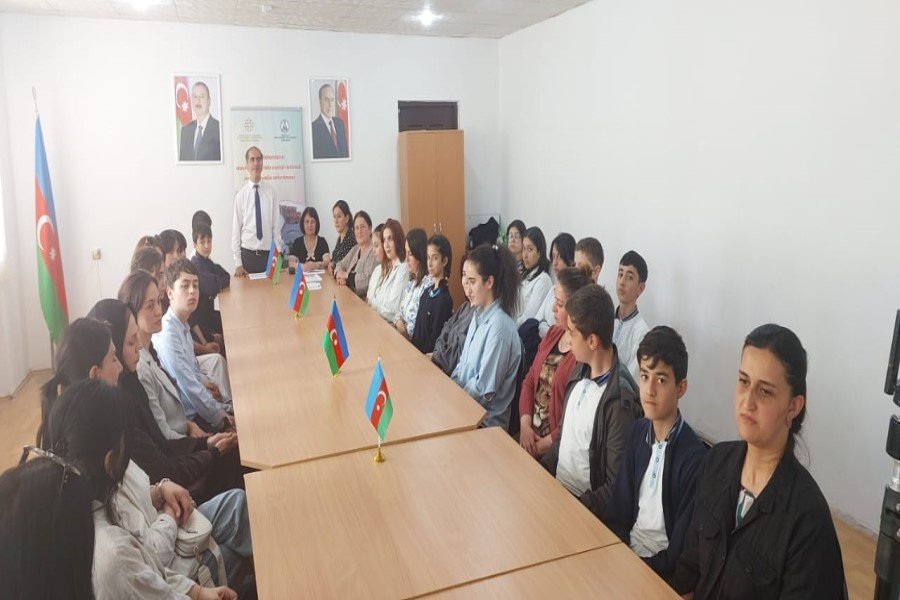 "Təhsilalanların davranışlarında sosial-ictimai məsuliyyətinin artırılması” layihəsinin növbəti tədbiri - FOTOLAR