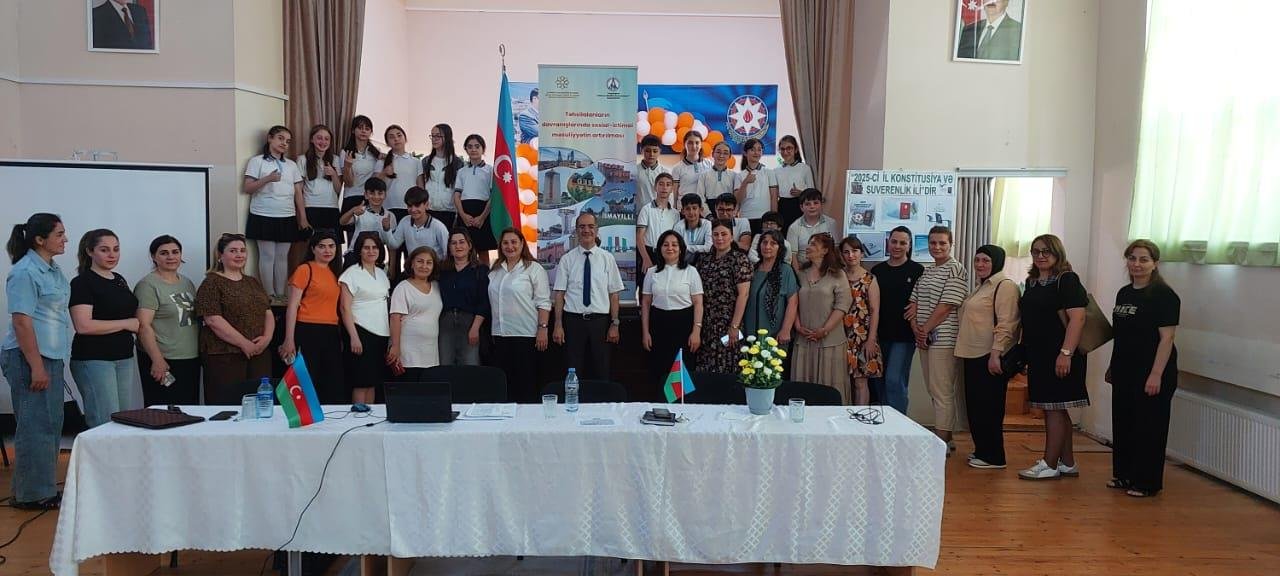"Təhsilalanların davranışlarında sosial-ictimai məsuliyyətinin artırılması” layihəsinin növbəti tədbiri keçrildi - FOTOLAR