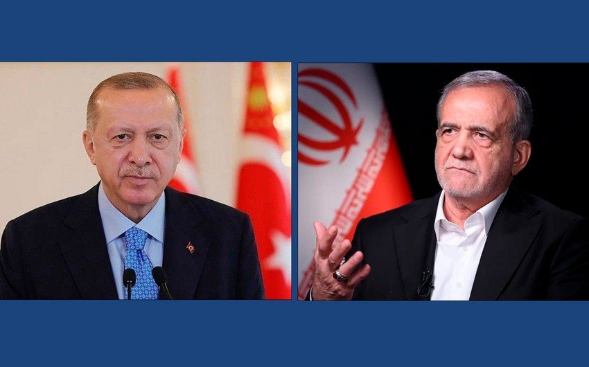 Ərdoğan və Pezeşkian telefonla danışıb, Türkiyənin vasitəçiliyi müzakirə olunub