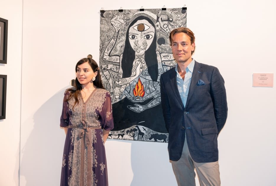 Leyla və Arzu Əliyevalar London Dizayn Biennalesində - Fotolar