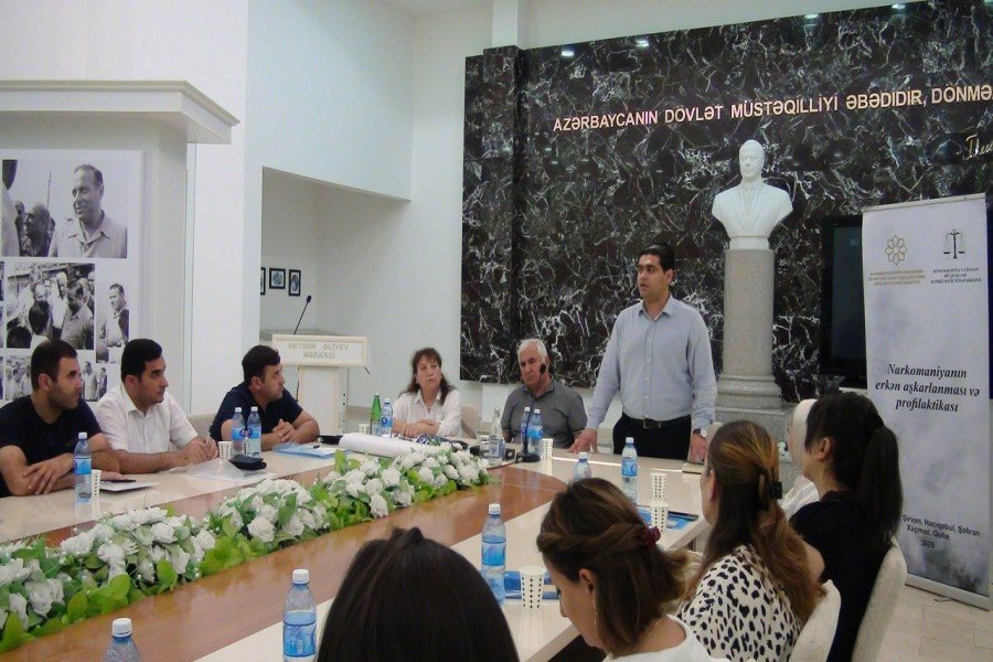 Demokratiya və İnsan Hüquqları Komitəsi layihə çərçivəsində Hacıqabulda tədbir keçirib - FOTOLAR