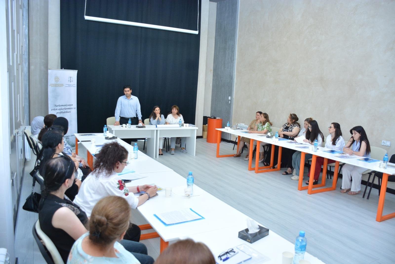 “Narkomaniyanın erkən aşkarlanması və profilaktikası” layihəsi çərçivəsində Şamaxıda tədbir keçirilib - FOTOLAR