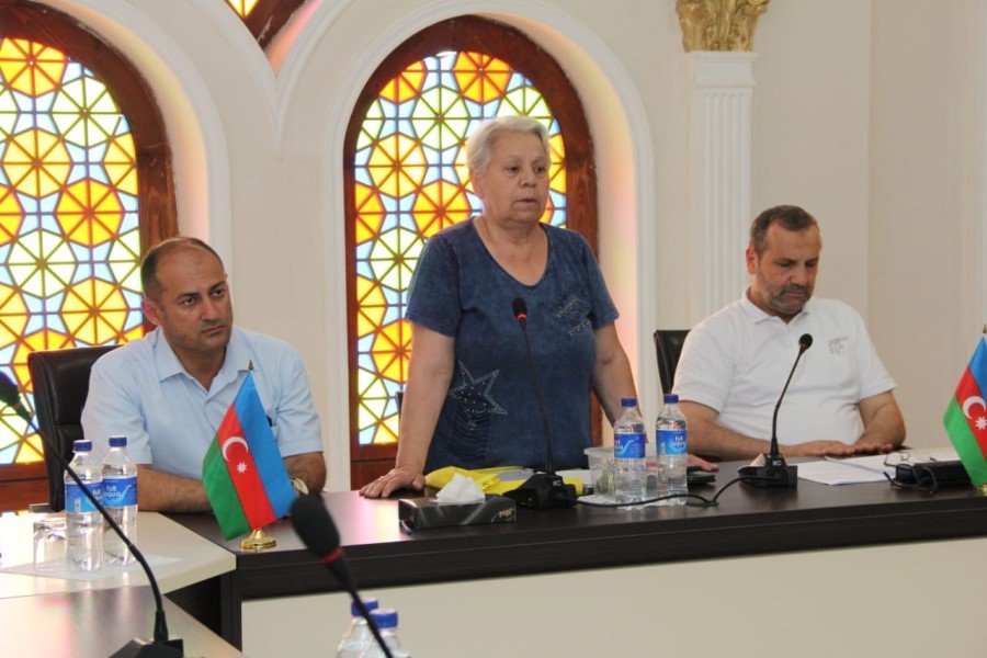 “Müharibə əlilləri və veteranlarına hüquqi və psixoloji dəstək” adlı layihə çərçivəsində tədbir keçirilib - FOTOLAR