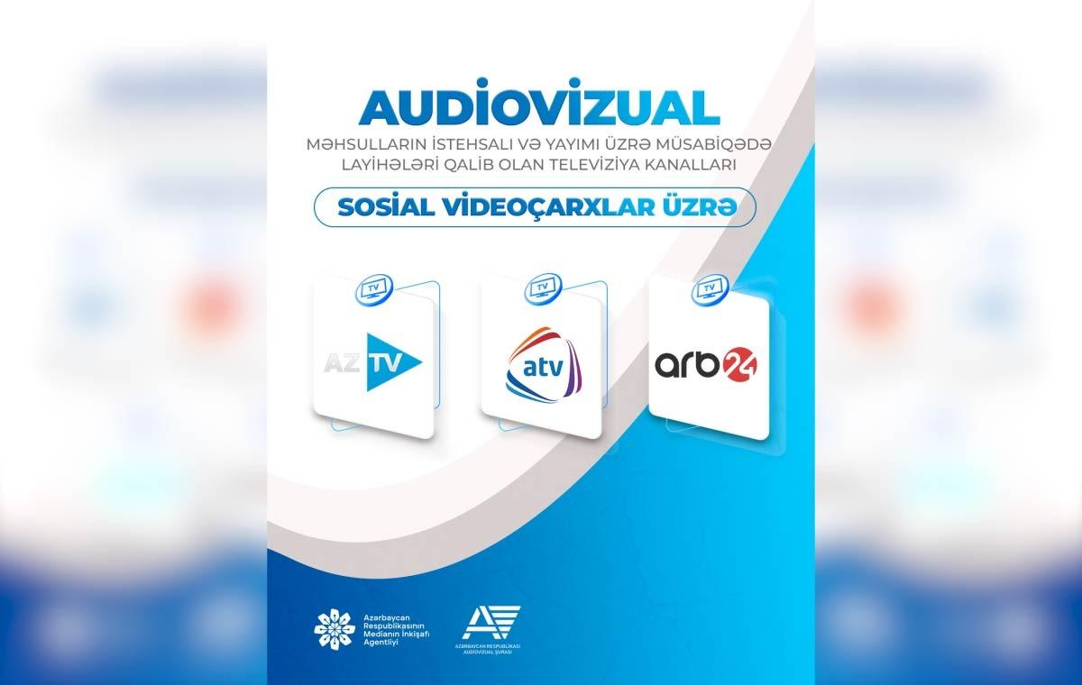 Audiovizual məhsulların istehsalı və yayımı üzrə müsabiqənin nəticələri açıqlanıb 