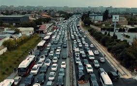 Bu yollarda tıxac var