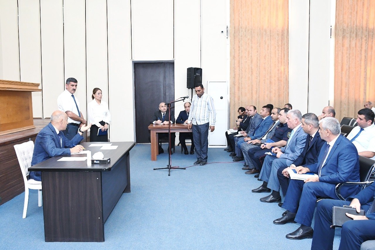 Masallıda rayon rəhbərinin 07 avqust 2025-ci il tarixli vətəndaş qəbulu