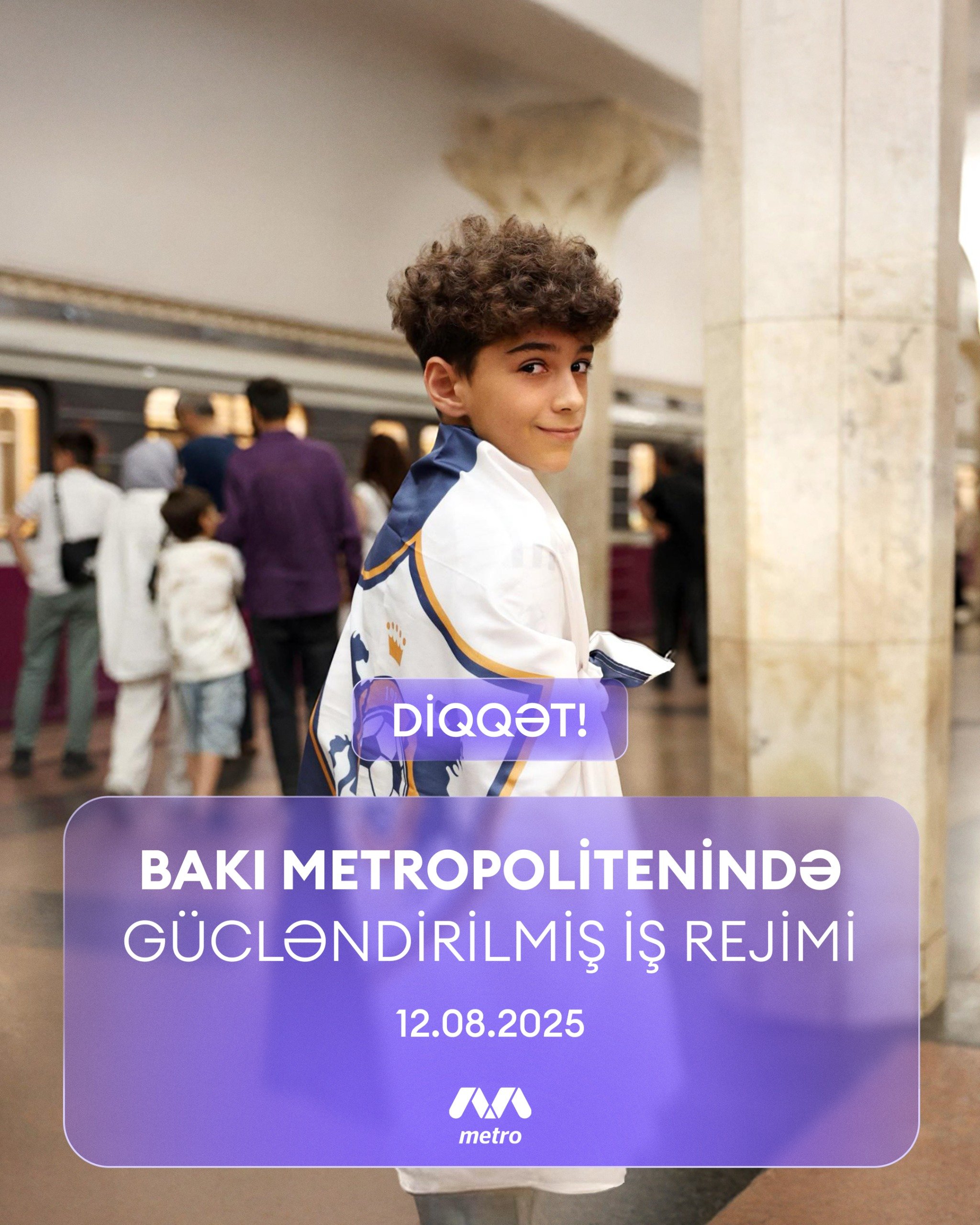 Bakı Metropoliteni "Qarabağ"ın oyununa görə gücləndirilmiş rejimdə işləyəcək