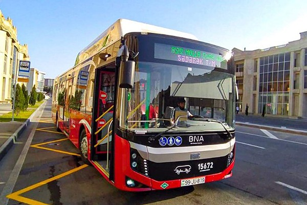 Bakıda 4 avtobusun hərəkət istiqaməti dəyişir