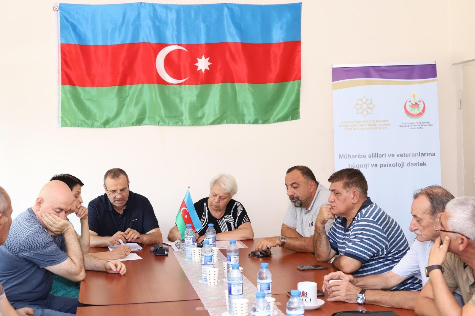 Bakı şəhərində müharibə əlilləri və veteranlarına hüquqi dəstək tədbiri keçirildi - FOTOLAR