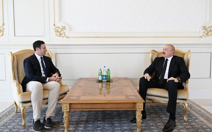İlham Əliyev “The Goldman Sachs Group Inc.” şirkətinin qlobal məsələlər üzrə prezidentini qəbul edib - YENİLƏNİB
