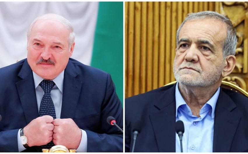 A.Lukaşenko və M.Pezeşkian Minskdə danışıq aparıb