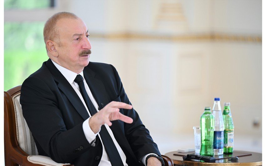 İlham Əliyev Ermənistanla sülh sazişinin imzalanmasının şərtini açıqlayıb 