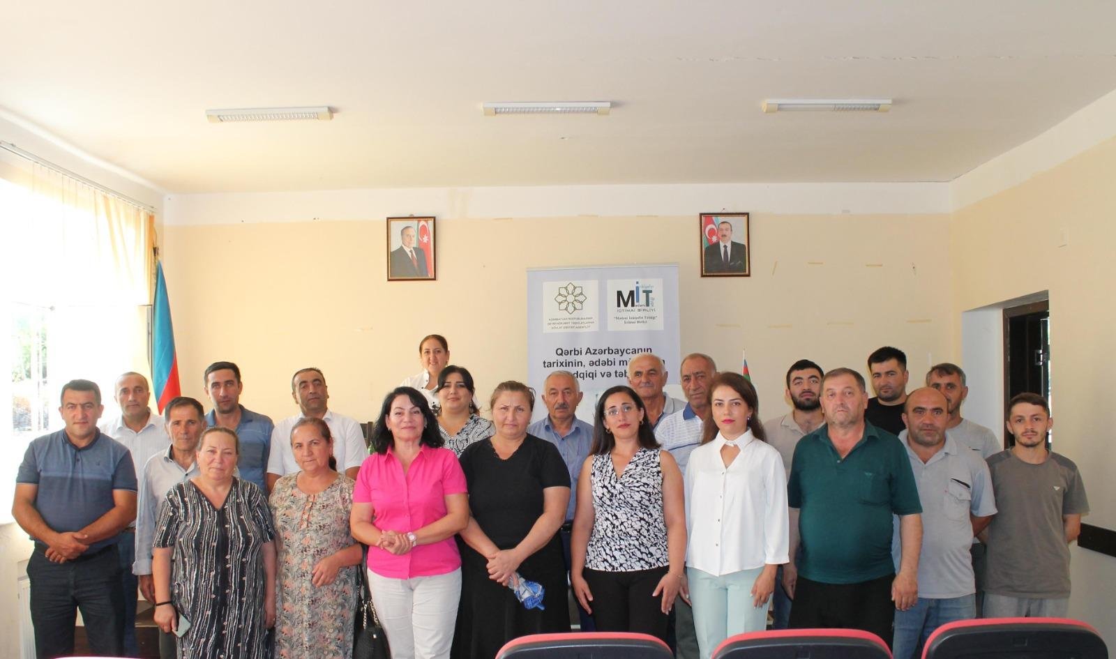 “Mədəni İnkişafın Təbliği” İctimai Birliyi Oğuz rayonu Calut kəndində tədbir keçirdi - FOTOLAR