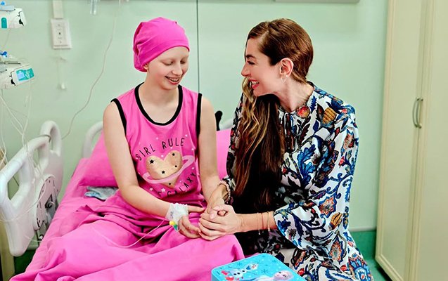 Leyla Əliyeva və Arzu Əliyeva Milli Onkologiya Mərkəzində olublar - FOTO