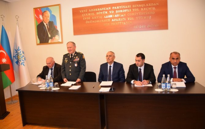 Qusar rayonunda “İlham Əliyev – qələbəmizin memarı, sülhün müəllifi” mövzusunda konfrans keçirilib