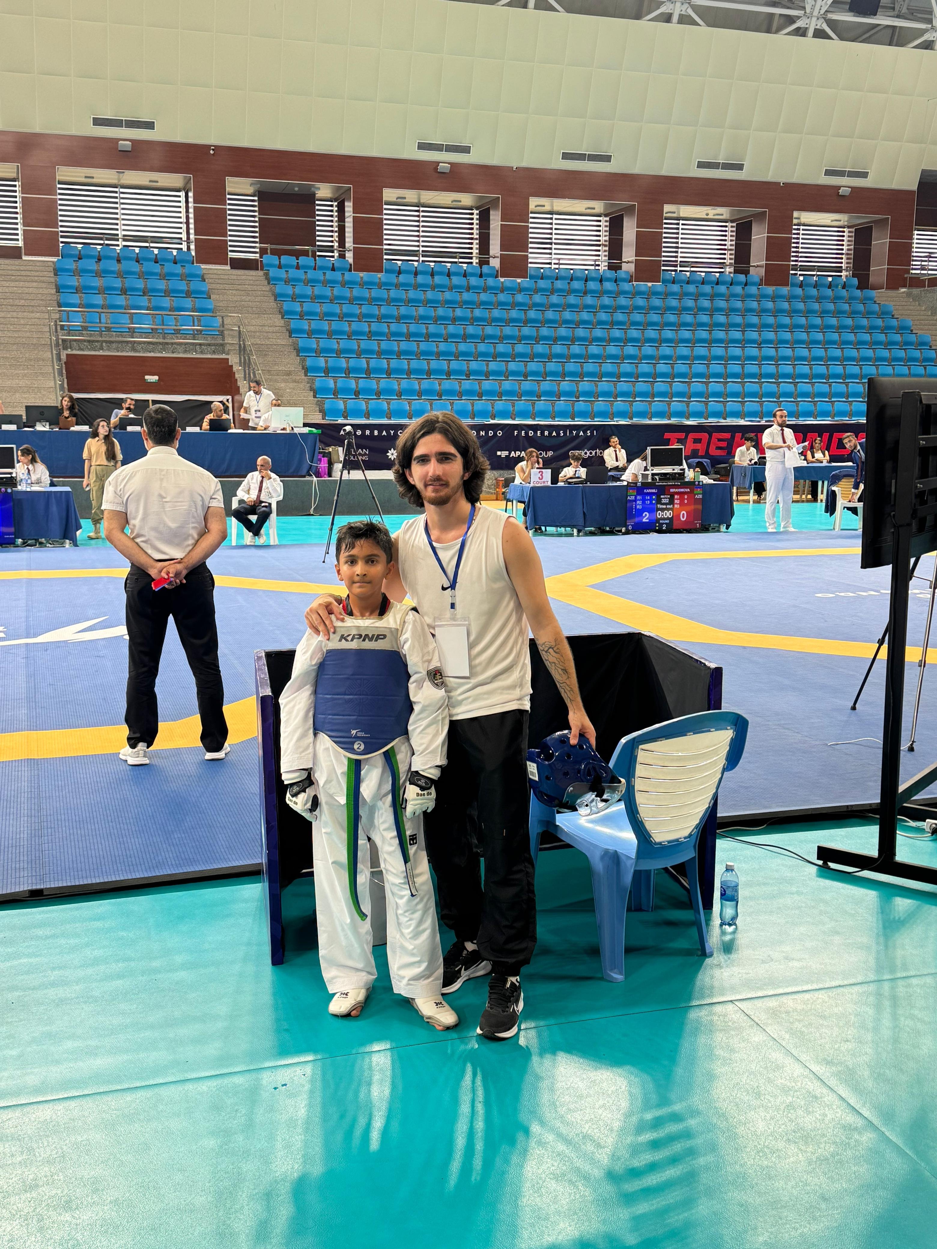 Gənc İdmançımız Tunar Cahangirov taekvondo yarışında 3-cü yeri tutub
