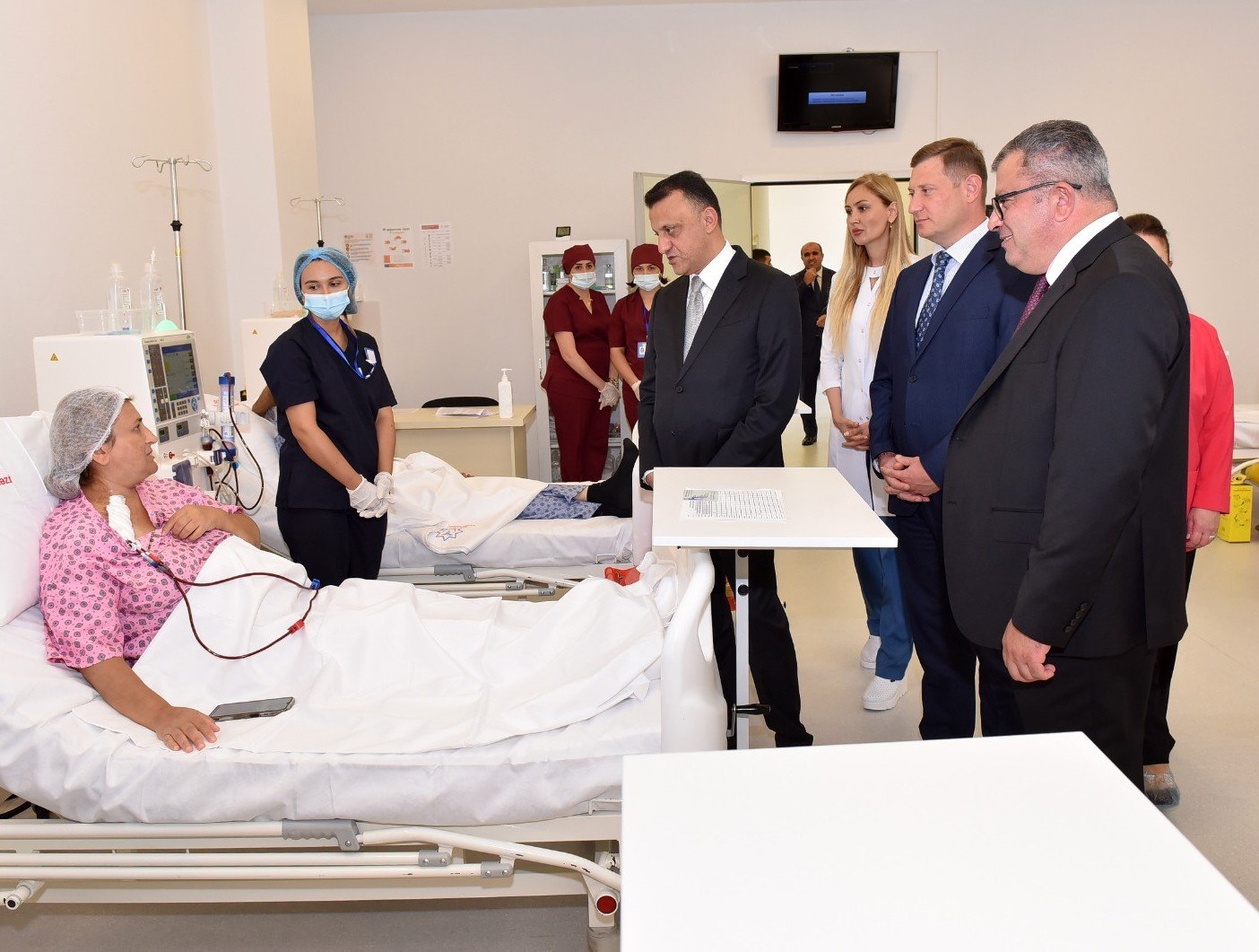 Sumqayıt Tibb Mərkəzində yeni Hemodializ şöbəsi fəaliyyətə başlayıb