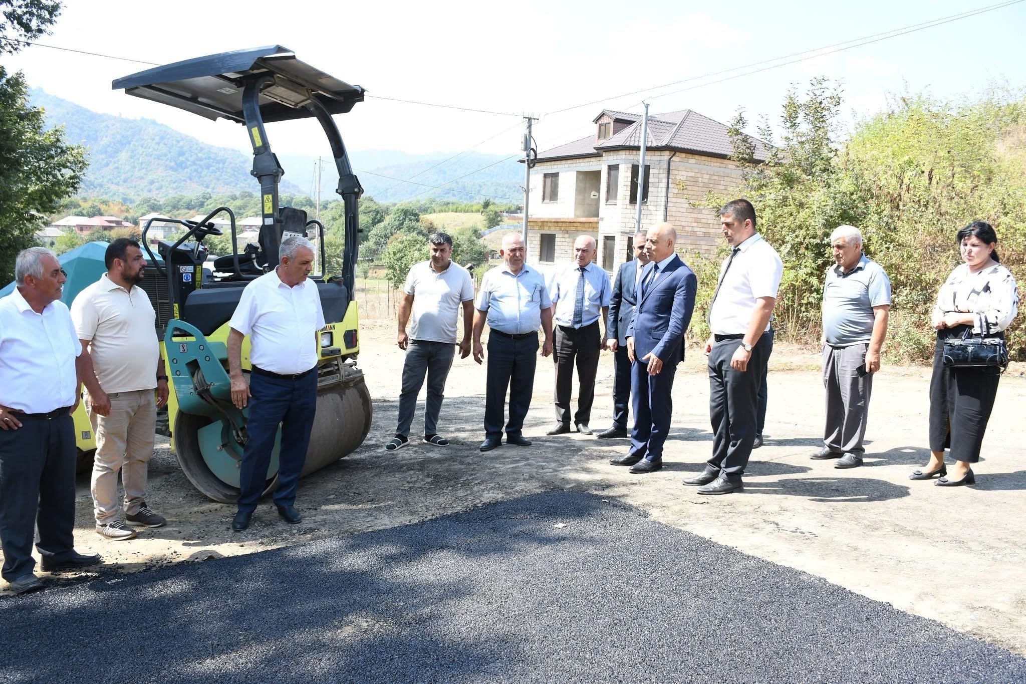 Masallıda kənddaxili küçə asfalt örtüyü ilə döşəndi