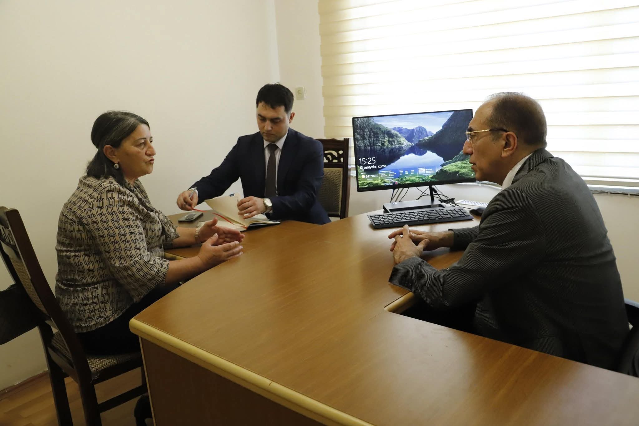 Deputat Nizami Səfərov Tovuzda vətəndaş qəbulu keçirib