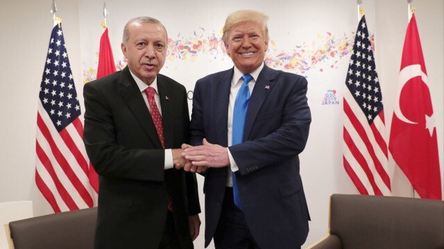 Ərdoğanla Tramp görüşüb