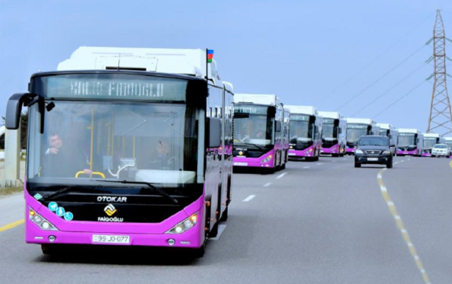 Artım yalnız elektrik və CNG avtobuslara aiddir 