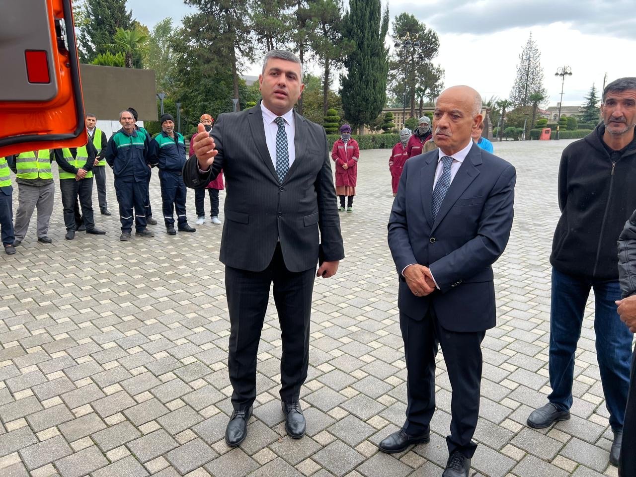 Masallıda tullantıların daşınması üçün yeni pres maşını istifadəyə verildi