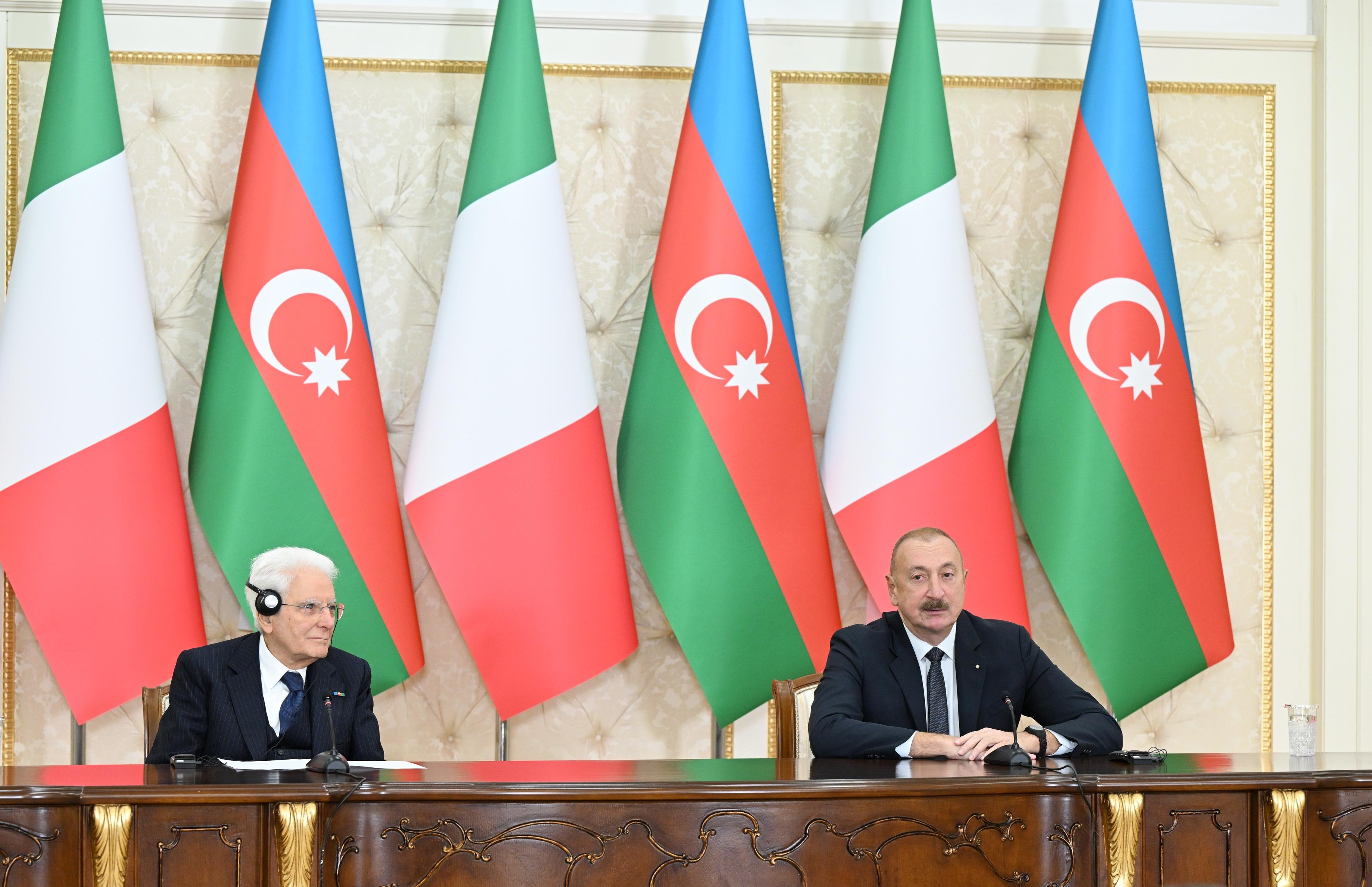 Azərbaycan-İtaliya əlaqələri strateji tərəfdaşlıq prinsiplərinə uyğun inkişaf edir