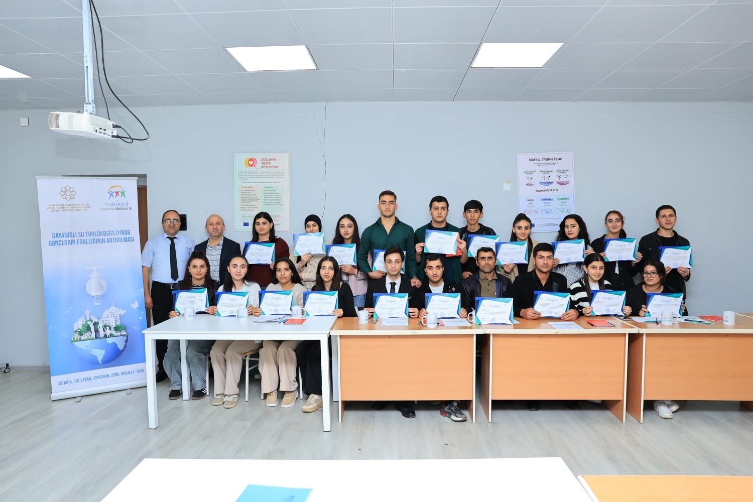 "Dayanıqlı su təhlükəsizliyində gənclərin fəallığının artırılması" layihəsinin növbəti seminarı Cəlilabadda keçirilmişdir