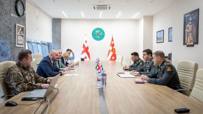 Azərbaycanla Gürcüstan hərbçiləri kibertəhlükəsizliliyi müzakirə etdilər - FOTO 