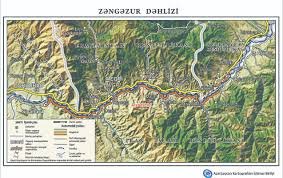 Zəngəzur dəhlizinin xəritəsi hazırlanıb
