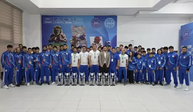 Azərbaycan kikboksçuları Daşkənddən 26 medal gətiriblər