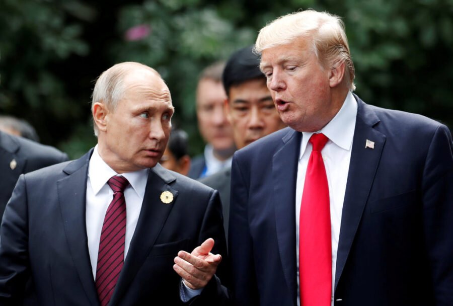 Trampla Putin arasında telefon danışığı olub