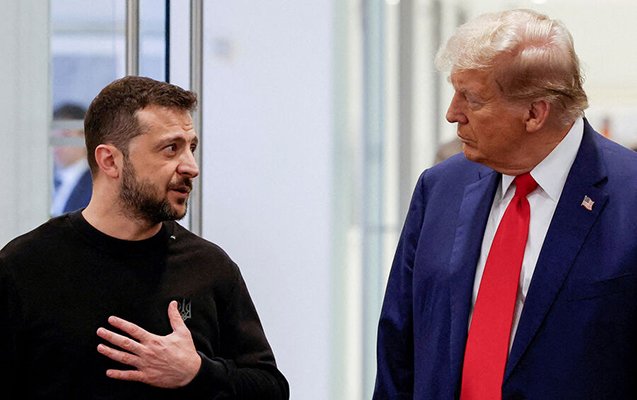 Tramp Zelenski ilə Budapeştdə Putinlə mümkün görüşü müzakirə edəcək