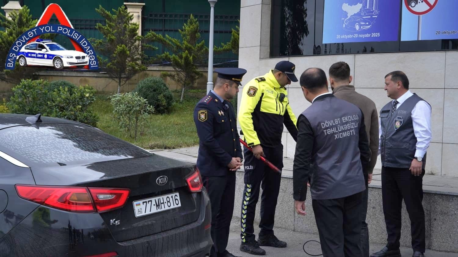 Baş Dövlət Yol Polisi İdarəsi “Təmiz hava” aylığı çərçivəsində nəzarət tədbirlərini davam etdirir
