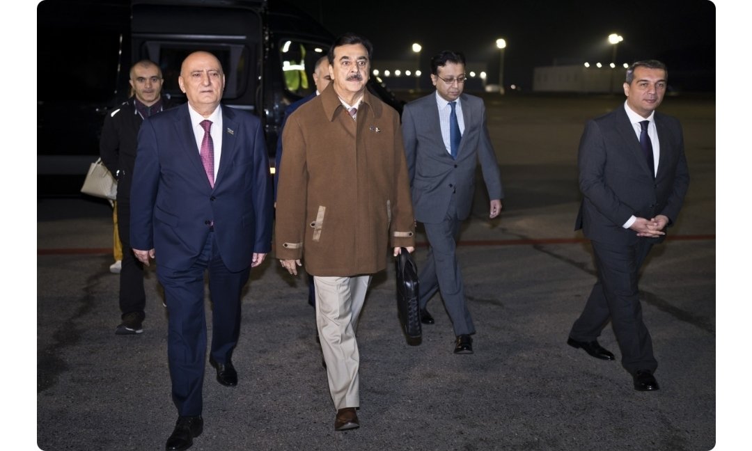 Pakistan Senatının sədri Azərbaycana gəlib