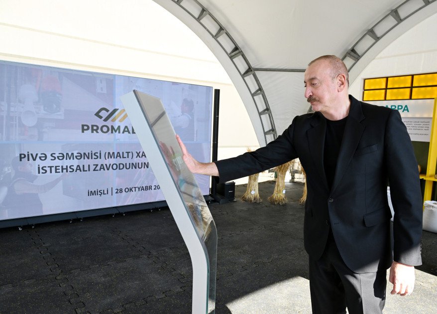 İmişlidə “Promalt” MMC-nin arpa emalı müəssisəsi istifadəyə verilib İmişlidə “Promalt” MMC-nin arpa emalı müəssisəsi istifadəyə verilib