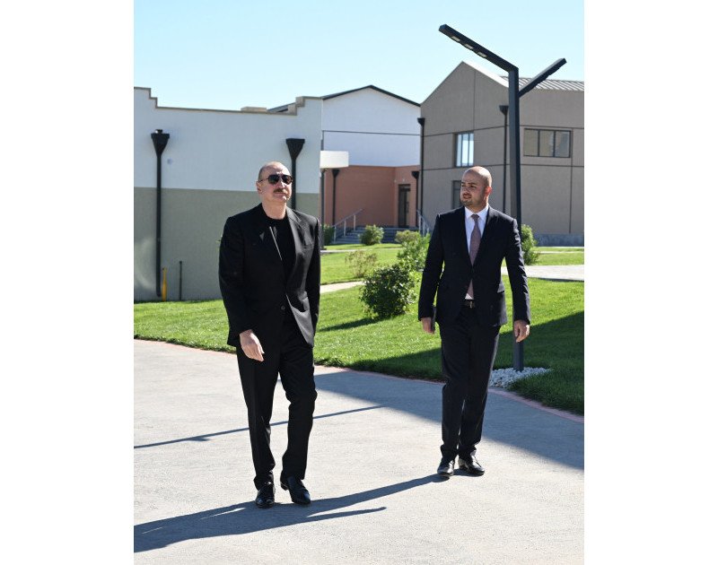 Prezident İlham Əliyev Cəbrayılın Horovlu kəndinin birinci mərhələsinin açılışında iştirak edib Prezident İlham Əliyev Cəbrayılın Horovlu kəndinin birinci mərhələsinin açılışında iştirak edib