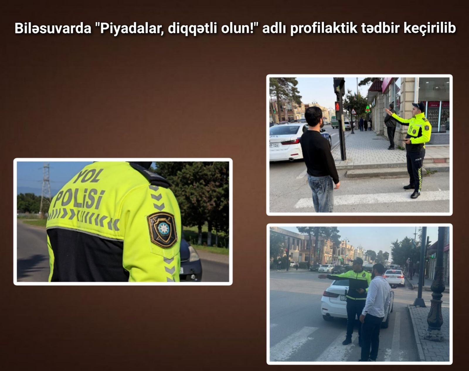 Bir qayda – bir həyat: Yol hərəkəti qaydalarına əməl et!